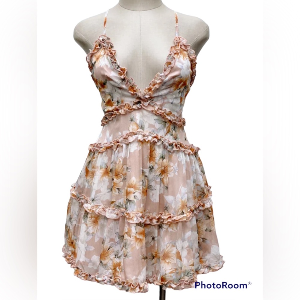 Saints + Secrets Mini Floral Dress